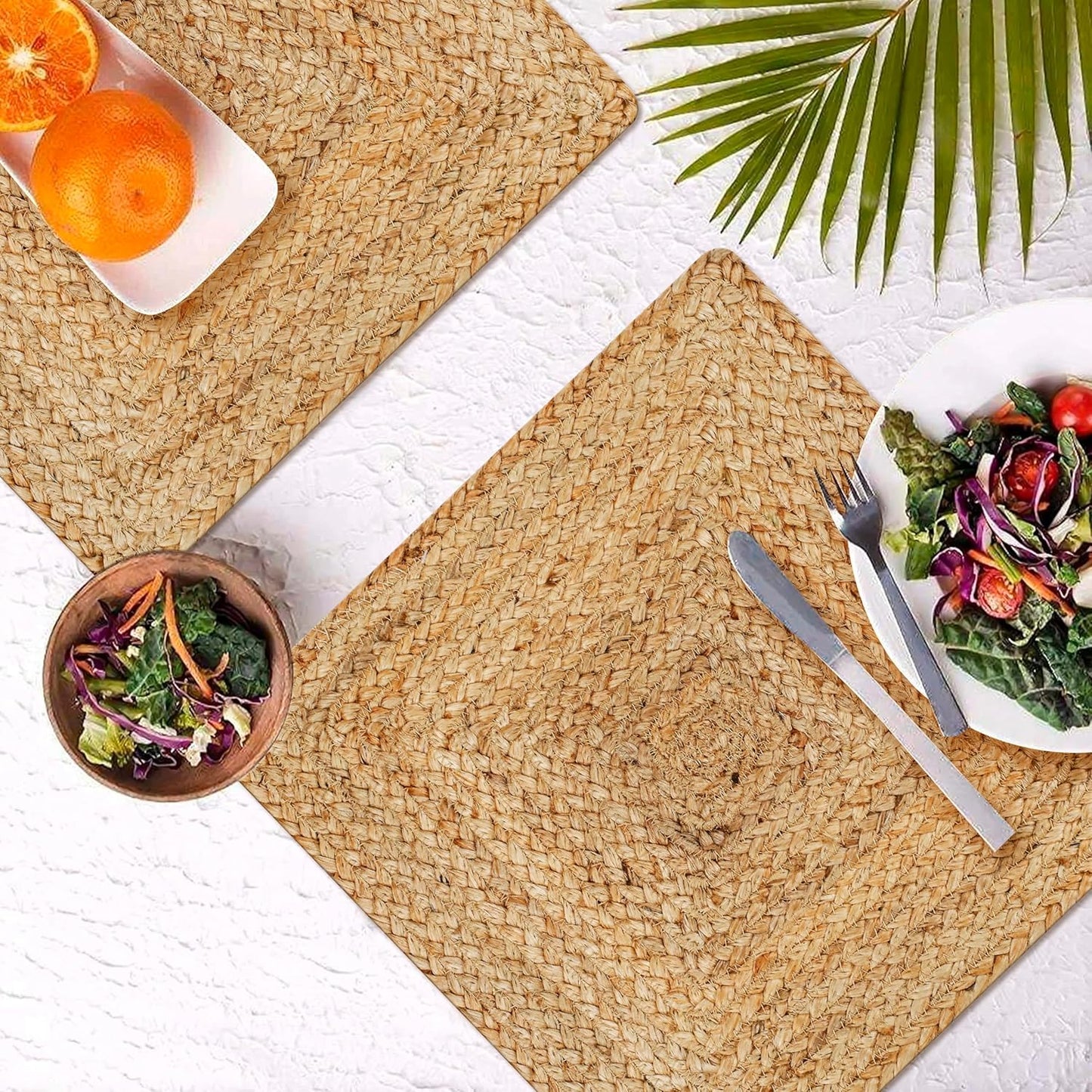 100% Jute Rustic Vintage Placemats