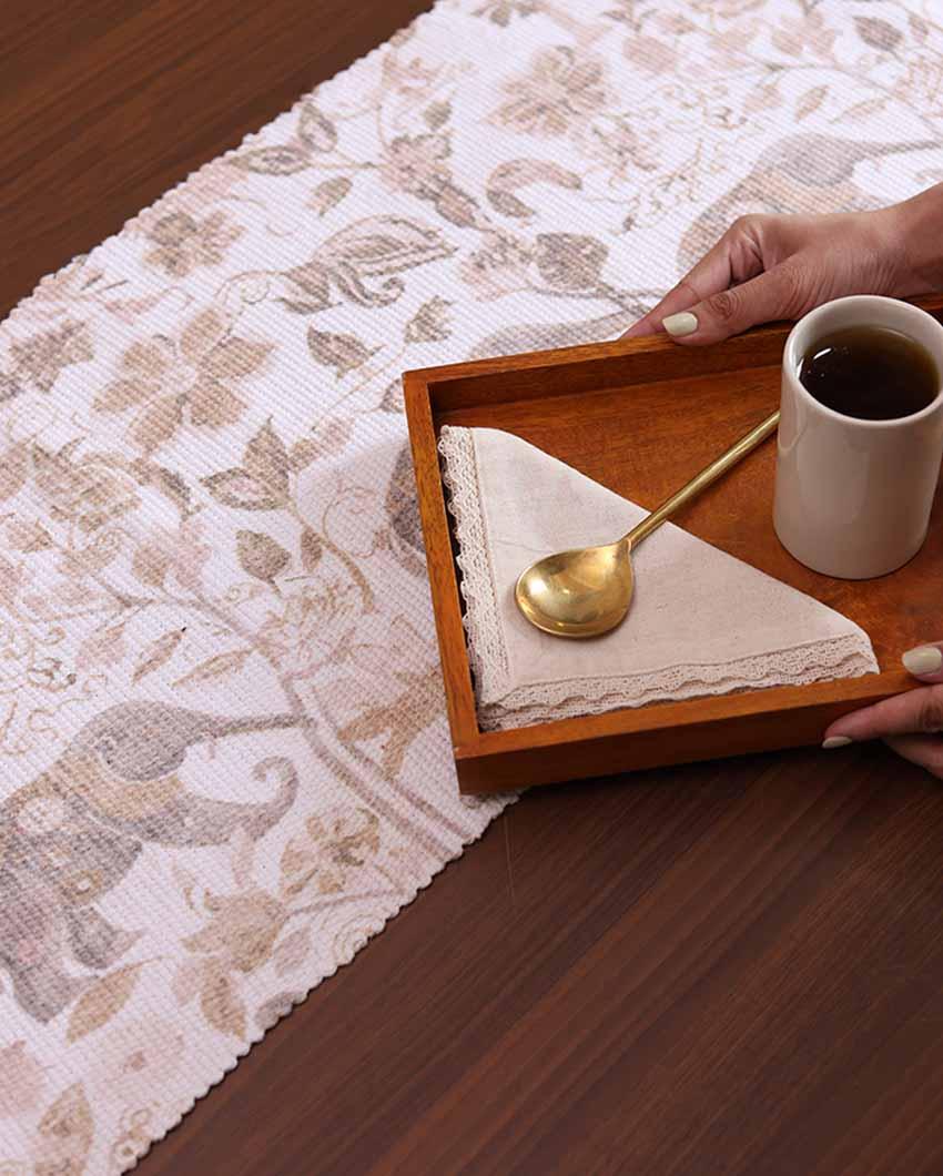 Zen Garden Cotton Printed Table Runner