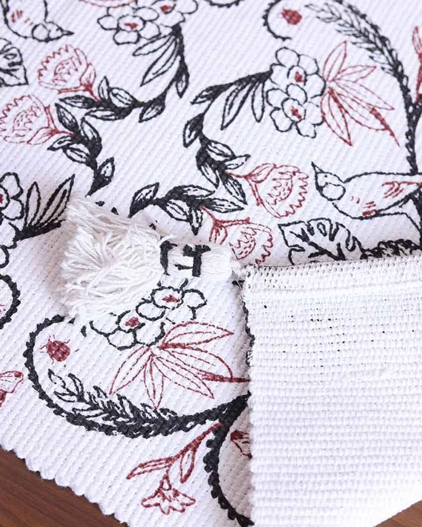 bird evening table runner