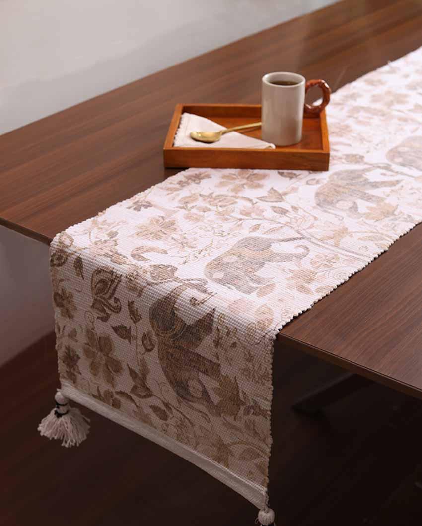 Zen Garden Cotton Printed Table Runner